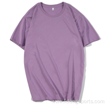 Unisex Plain 100% Cotton Women's Men's O-neck T-shirts